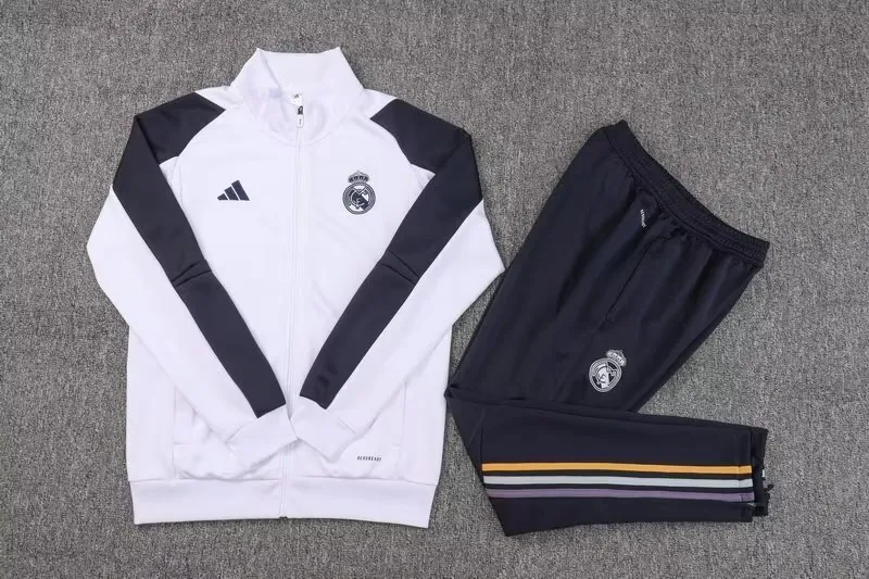 23-24 Real Madrid White Jackets Suits Soccer Jerseys Yupoo 2
