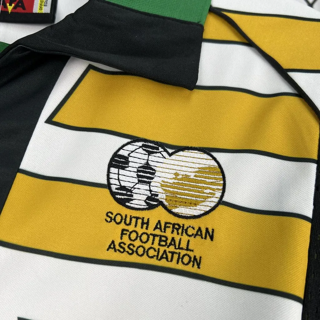1998 South Africa Mens Home Football Retro Kit Vintage Shirt AAAAJersey Supply Yupoo 6 4