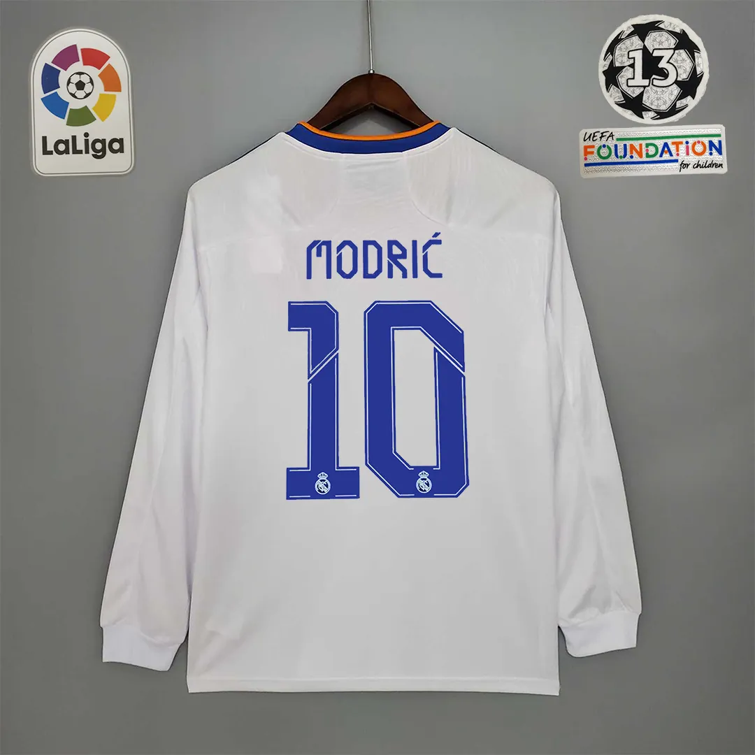 21-22 Real Madrid home long sleeve 13