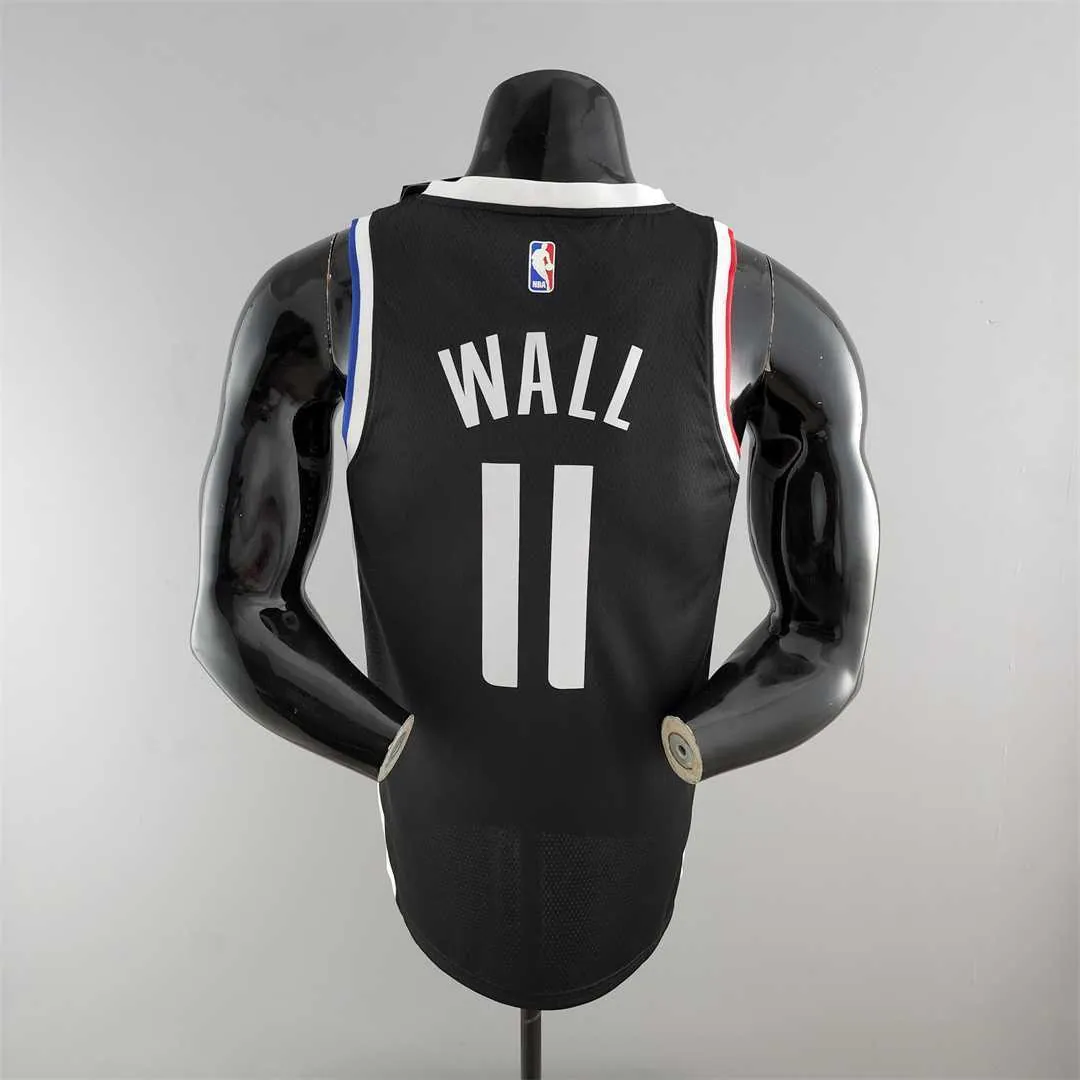 WALL#11 Los Angeles Clippers Black NBA jersey 7