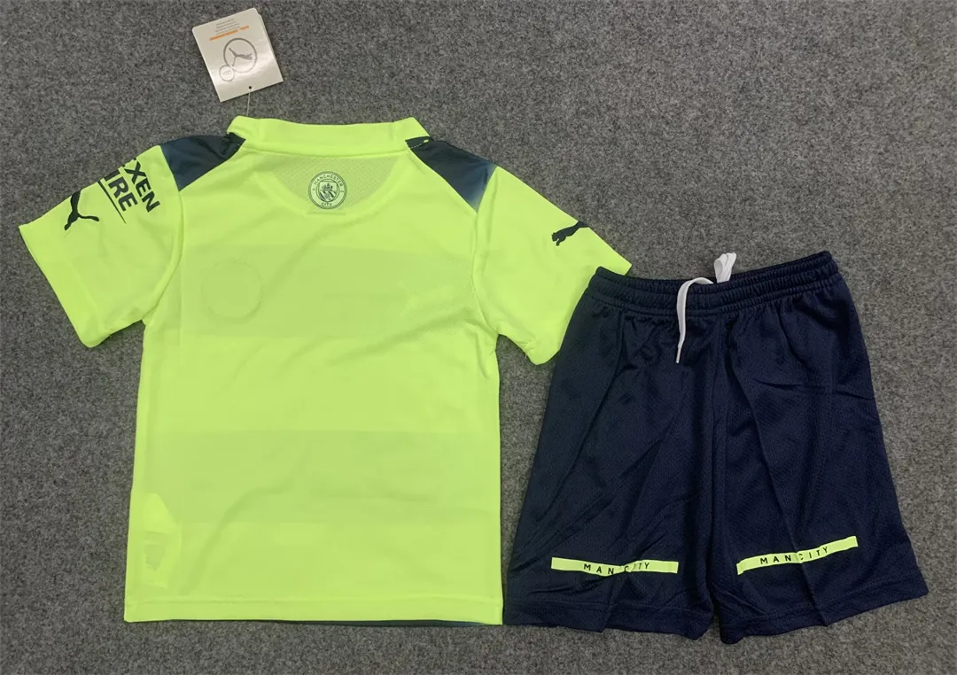 22-23 Manchester City third away kids kit 1