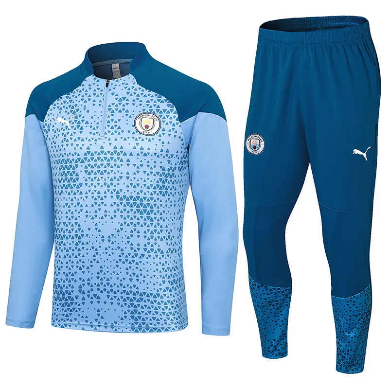 23-24 Manchester City Long Sleeve Training Suit Yupoo 3