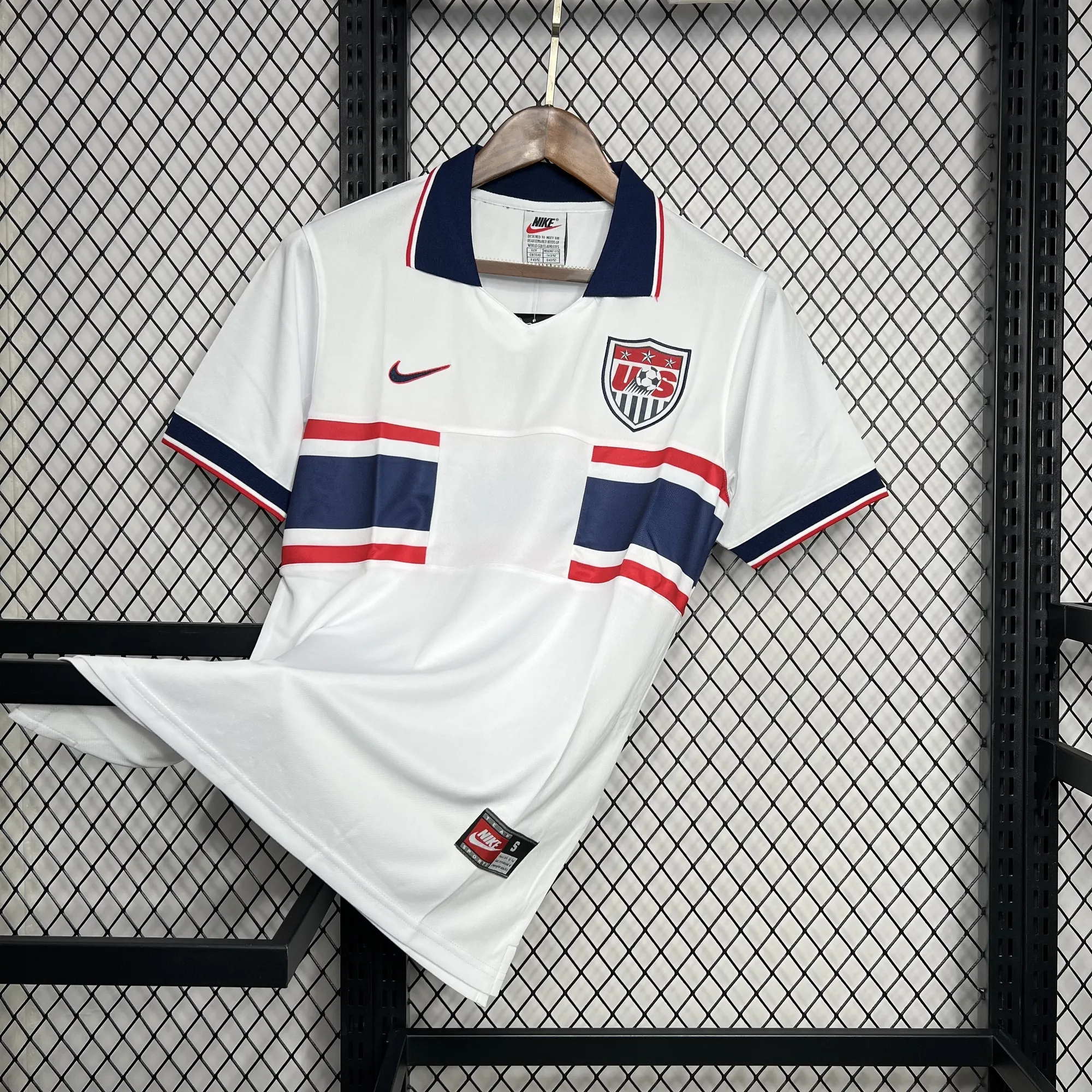 1995 USA Home Retro Kit Vintage Uniform AAAAJersey Supplier Yupoo 1