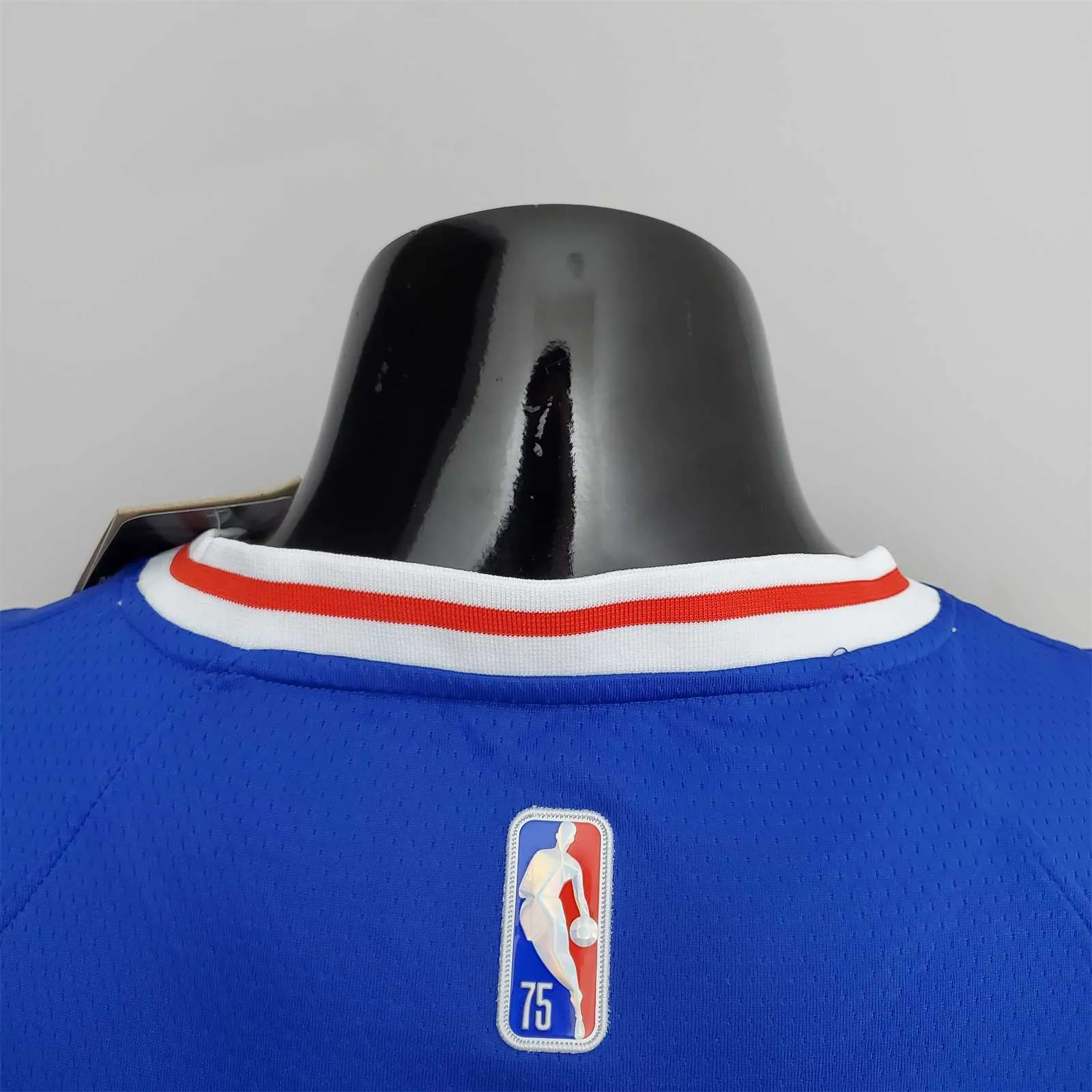 75th Anniversary Philadelphia 76ers MAXEY#0 Blue NBA Jersey 3