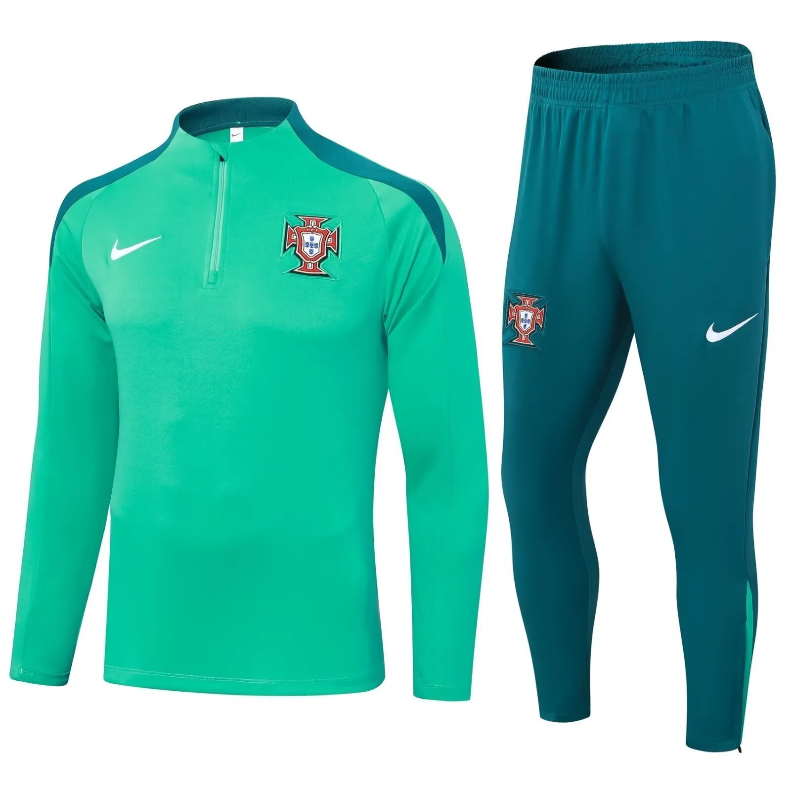 2024 Portugal Long Sleeve Training Suit Football Shirts 3