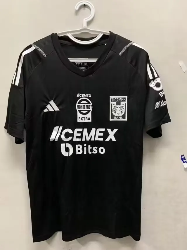 23-24 Tigres UANL Goalkeeper Black Shirt Soccer Jerseys Yupoo 2