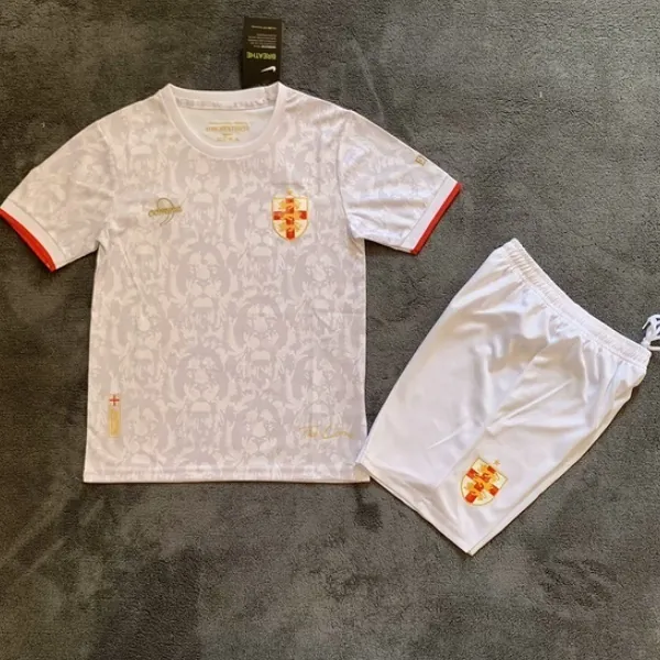 24-25 England White Comma Special Edition Kid Kits Youth Apparels Soccer AAAAJersey Yupoo 2