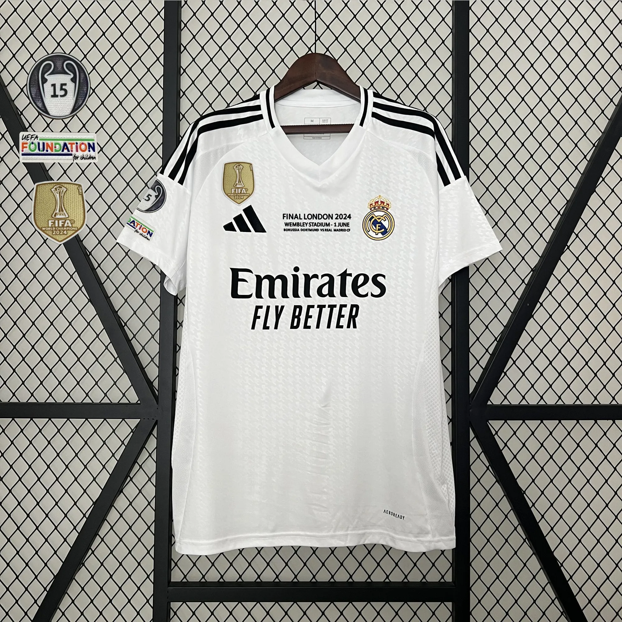 24-25 Real Madrid Home Kit With All Kind of Badges Soccer AAAAJerseys Yupoo 10