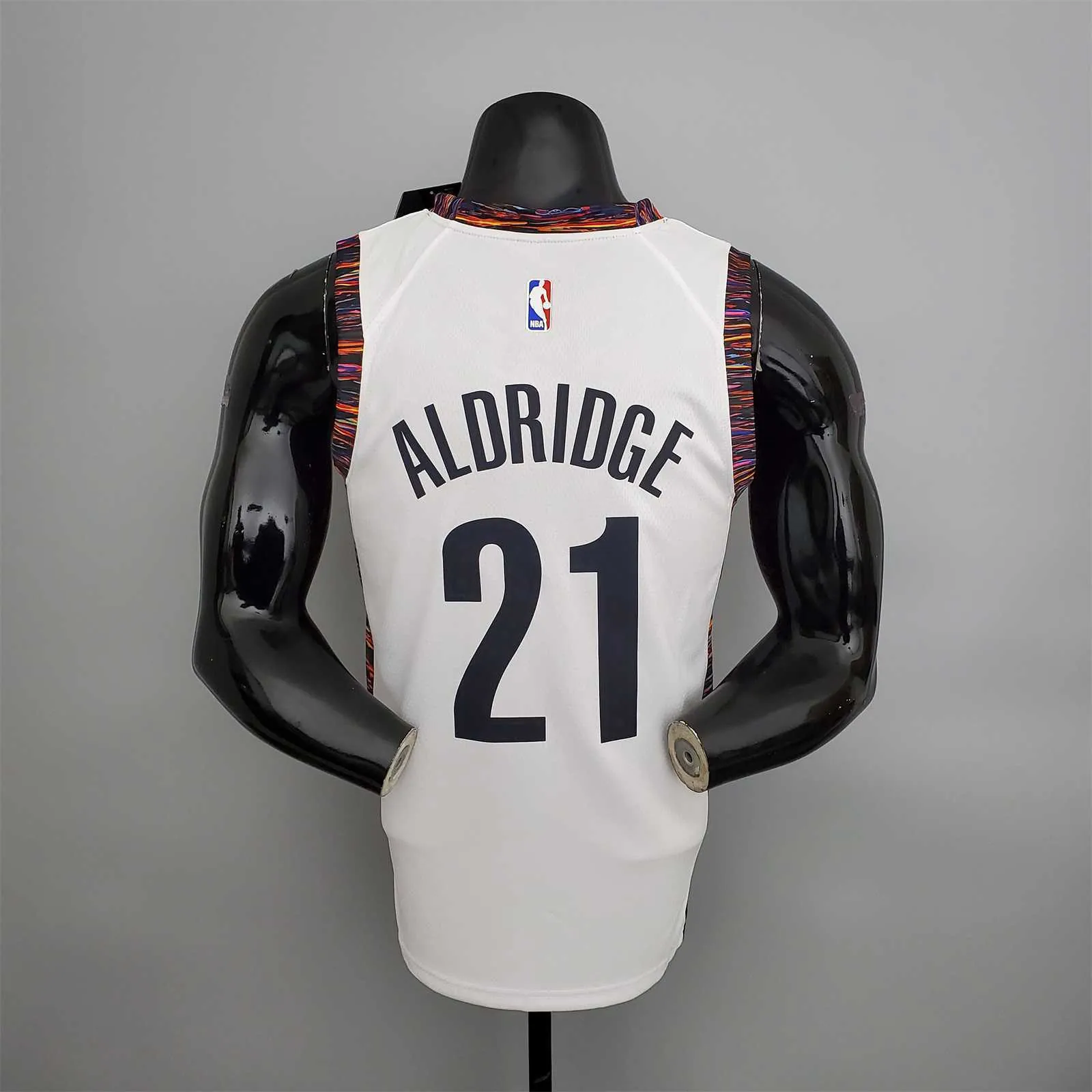 brooklyn#21 Brooklyn Nets City version White 3