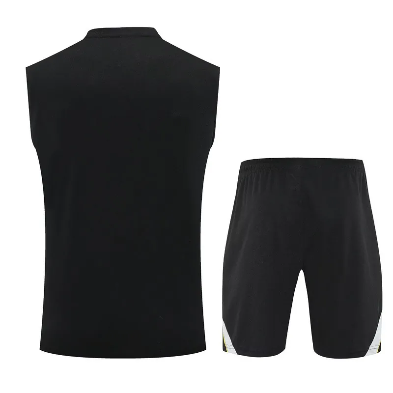 25-26 Real Madrid Training Kits Black Football Vest Suits 2