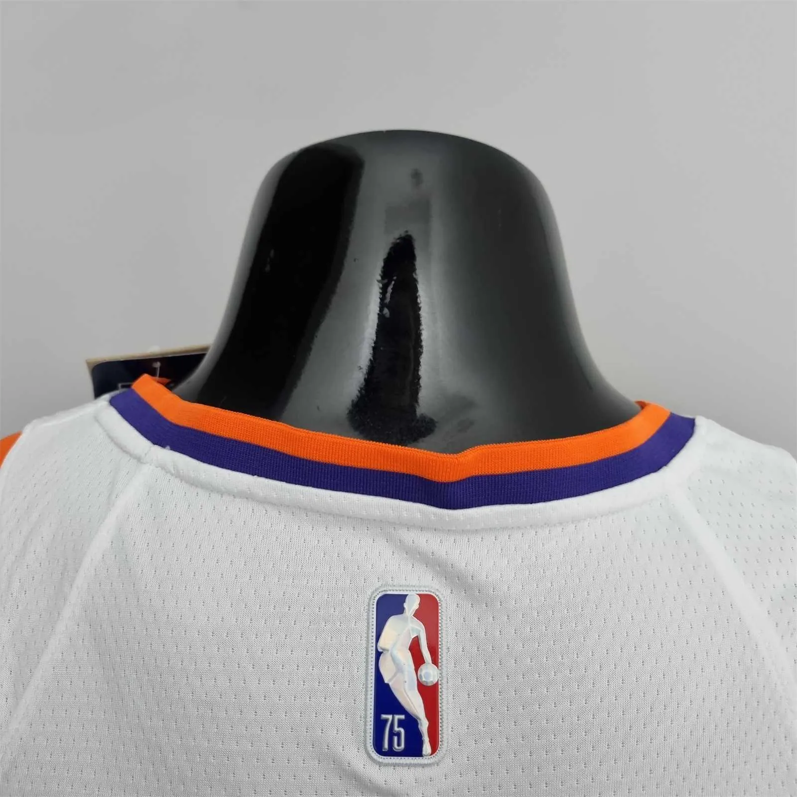 75th Anniversary Booker #1 Phoenix Suns White NBA Jersey 5