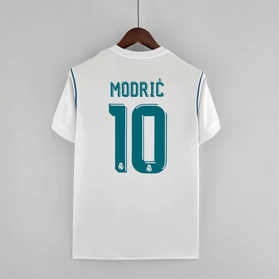 17-18 Real Madrid home white player version 12