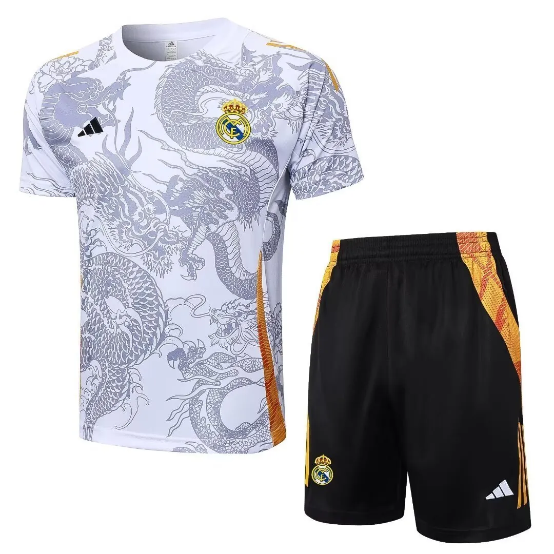 24-25 Real Madrid Training Soccer Jerseys Football Shirts 3