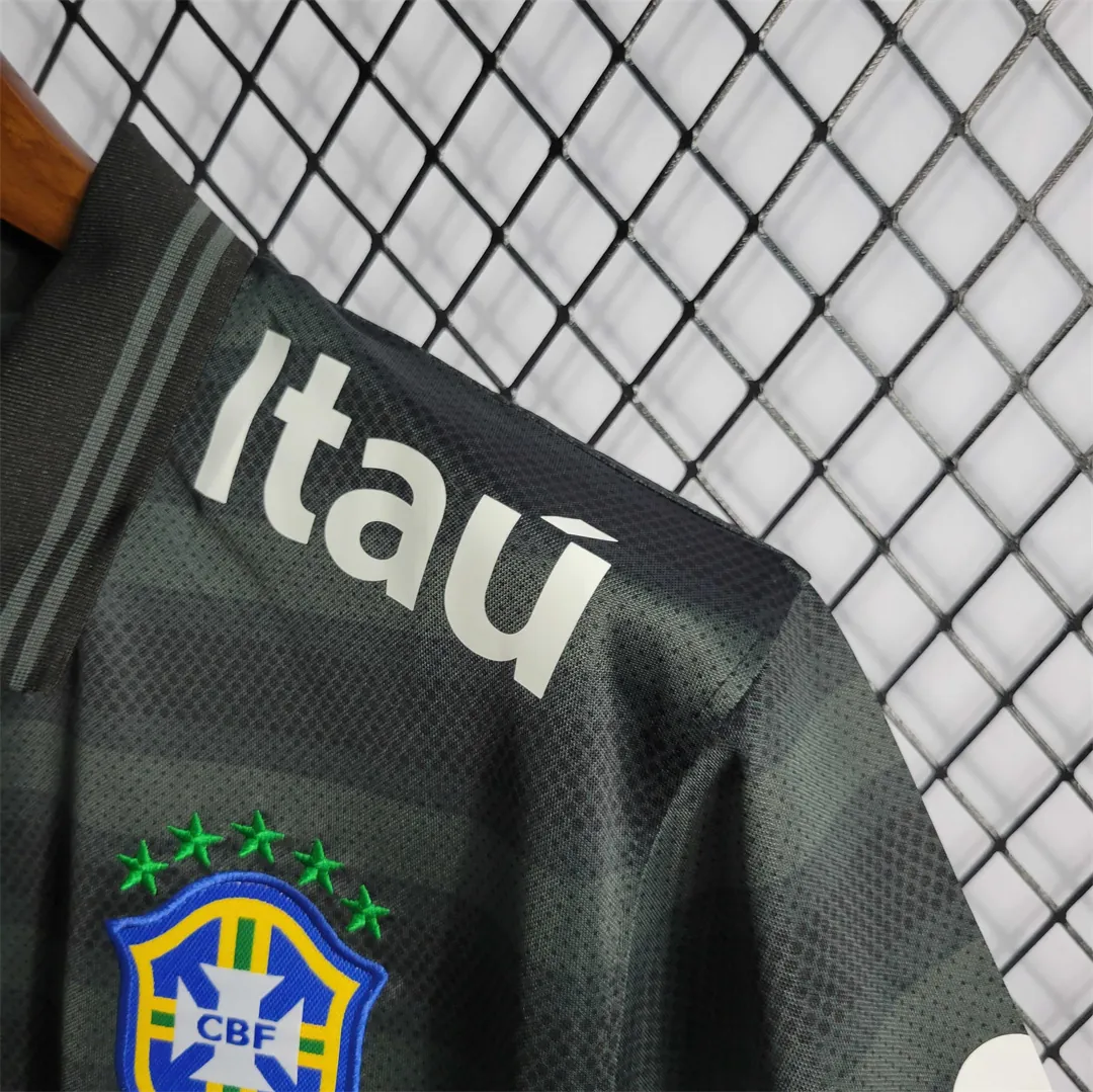 Brazil Polo Black Stripe 7