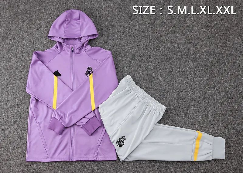 24-25 Real Madrid Hoodie Jackets Football Shirts 2