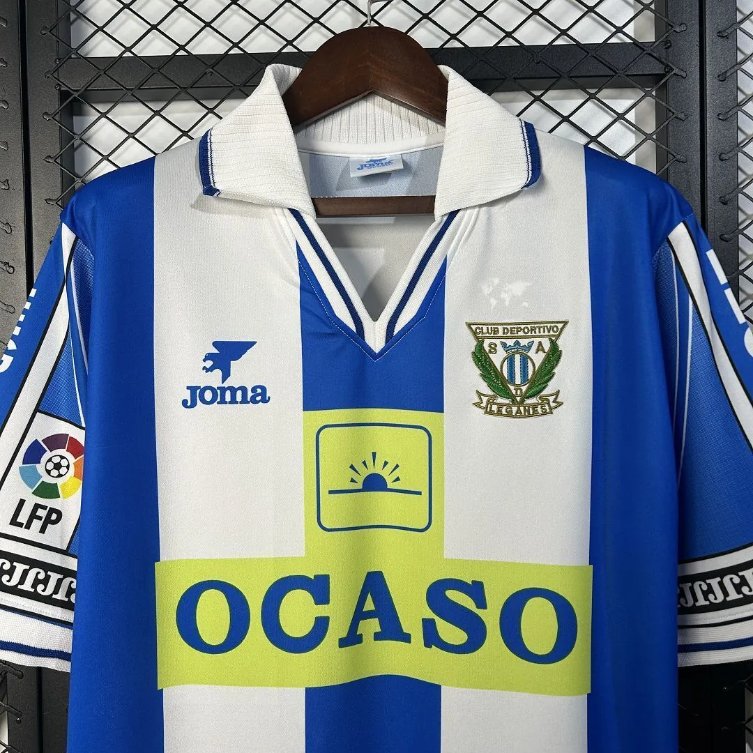 98-00 Leganes Home Retro Kit Vintage Shirt Soccer AAAAJersey Yupoo 5