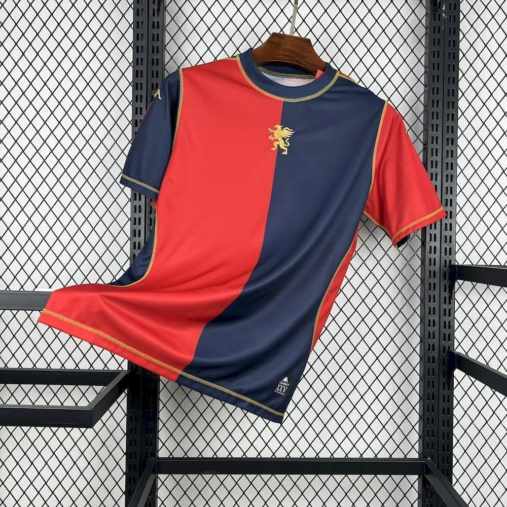 25-26 Genoa CFC Special Edition T-Shirt Football Uniforms AAAAJersey Supplier Yupoo 1