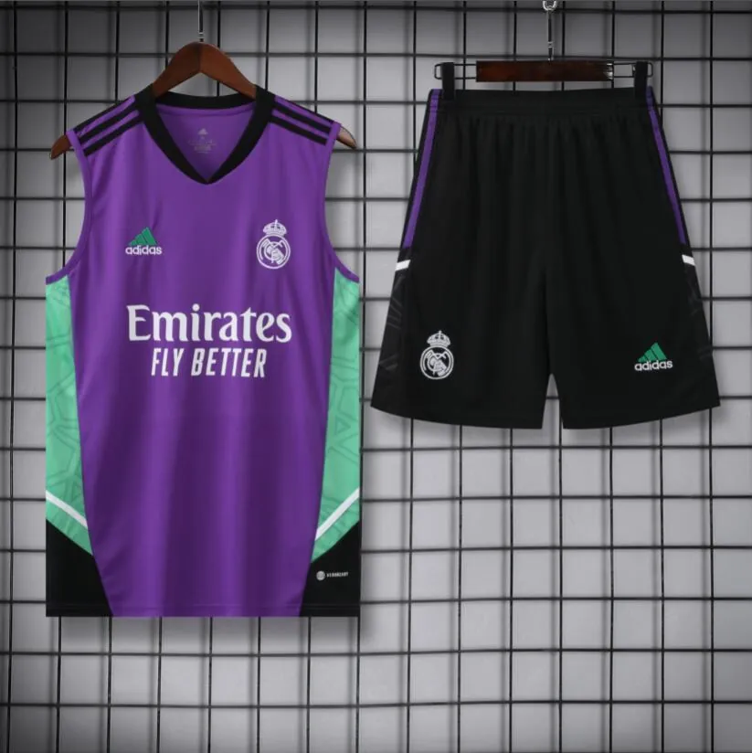 23-24 Real Madrid Training Vest Kit S-XXL Soccer Jerseys 3