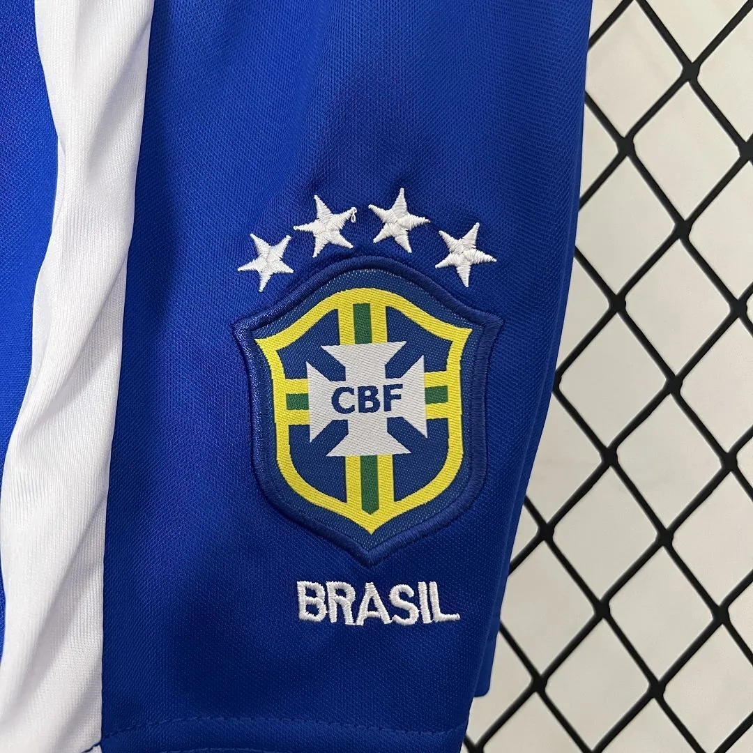 1998 Brazil Home Retro Kids Kit World Cup Shirt Soccer Jerseys Yupoo 8