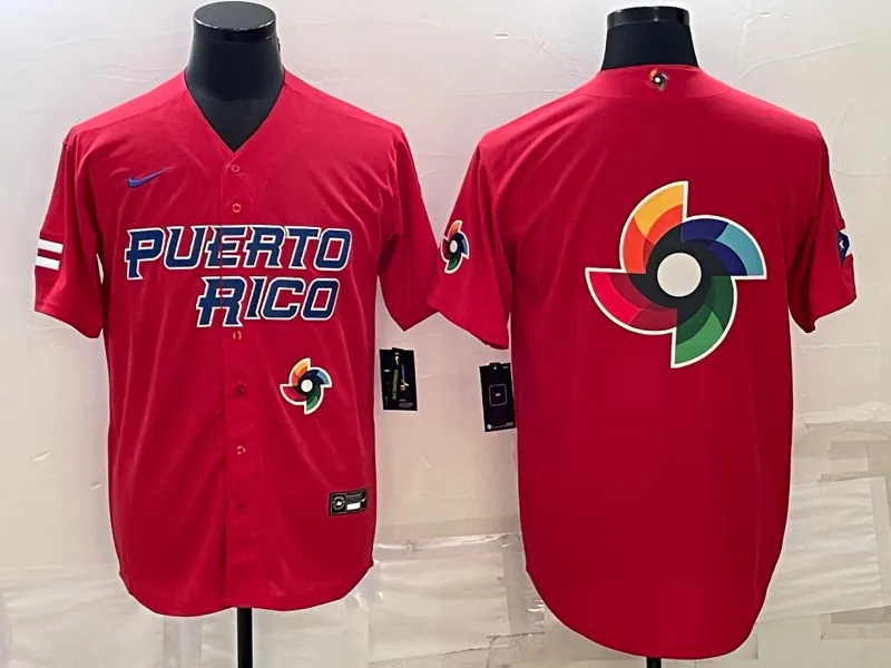Puerto Rico 2023 World Cup Baseball Jerseys 33