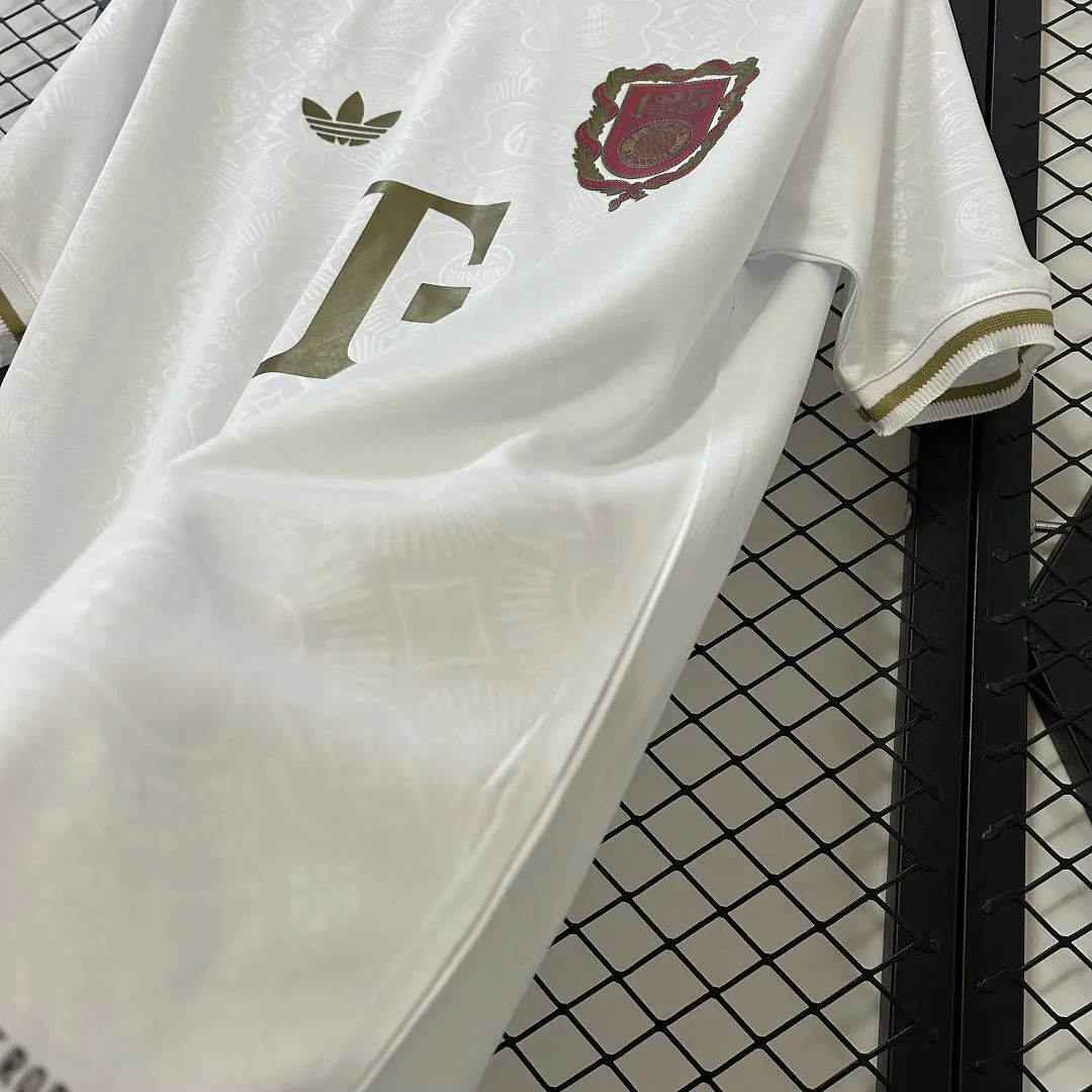 24-25 Bayern Munich 125th Anniversary White Kit Soccer T-Shirt AAAAJersey Dropship Yupoo 5