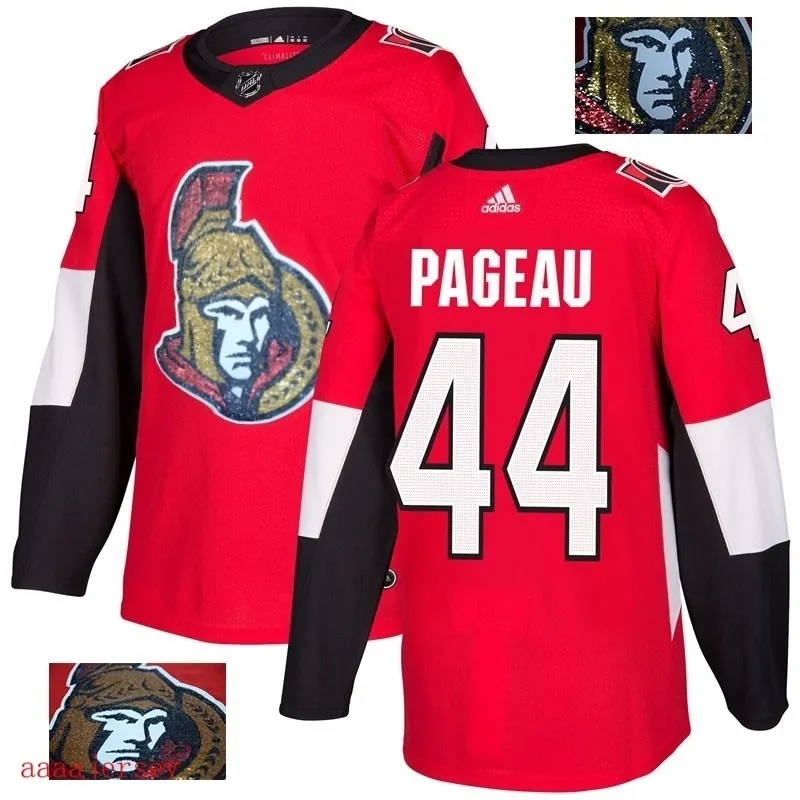 2018 Ottawa Senators ice hockey jersey M-3XL 渥太华参议员队时尚亮片款冰球服 22