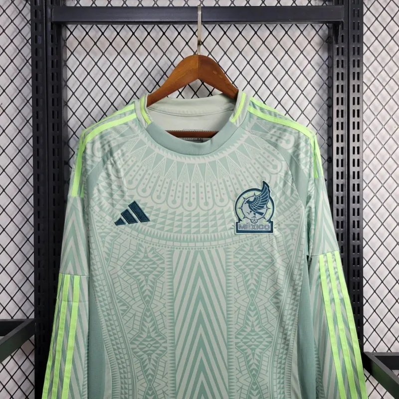 2024 Mexico Away Kit Long Sleeve Shirt Football AAAAJersey Supplier 1