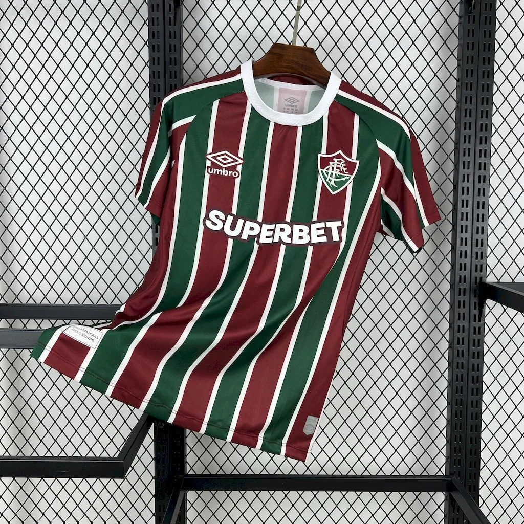 25-26 Fluminense Home Kit Football T-Shirt AAAAJersey Supply Yupoo 7