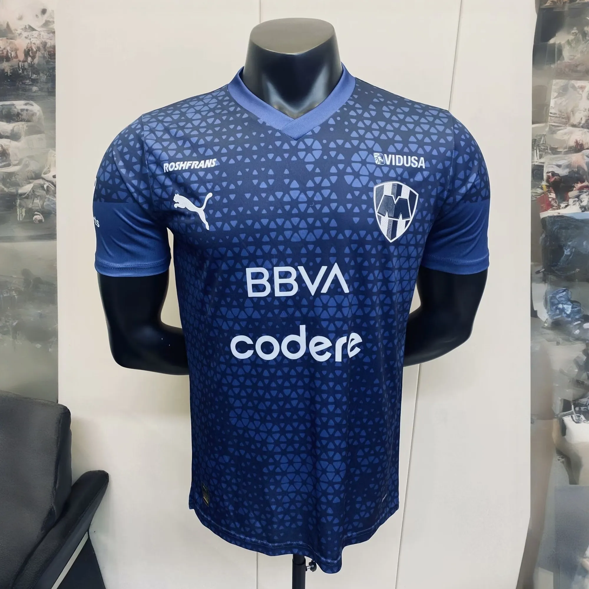 23-24 Rayados Monterrey Training Kit Player Version Shirt Soccer Jerseys Yupoo 2