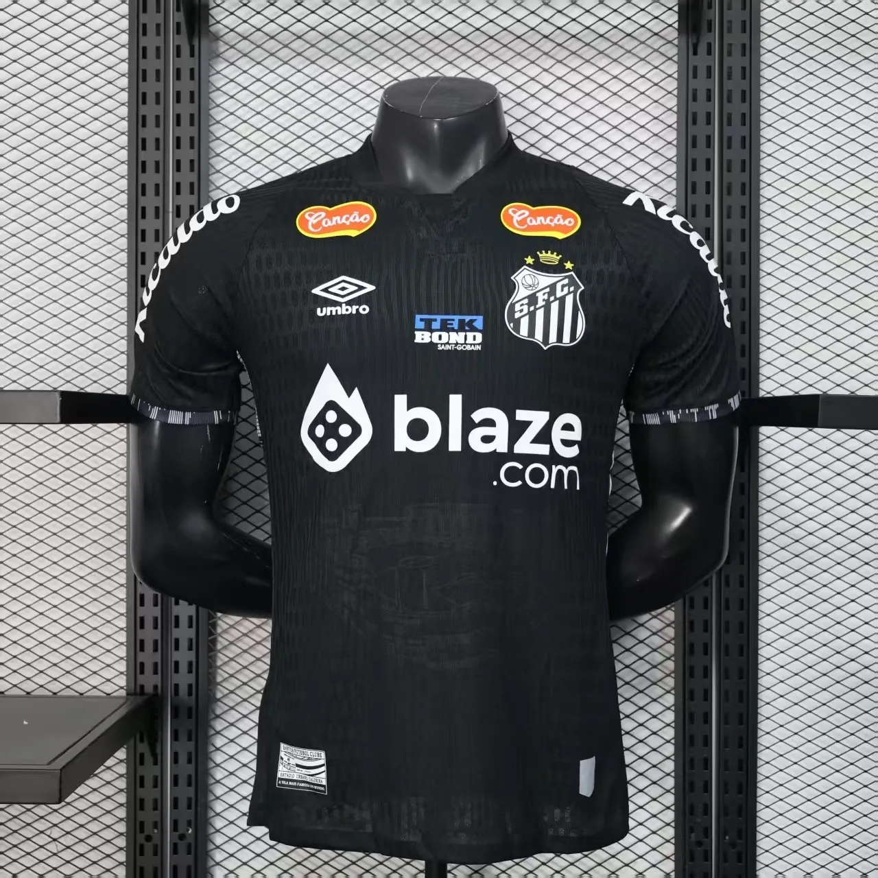 25-26 Santos Black Kit Player Special Edition Soccer AAAAJersey Yupoo 7