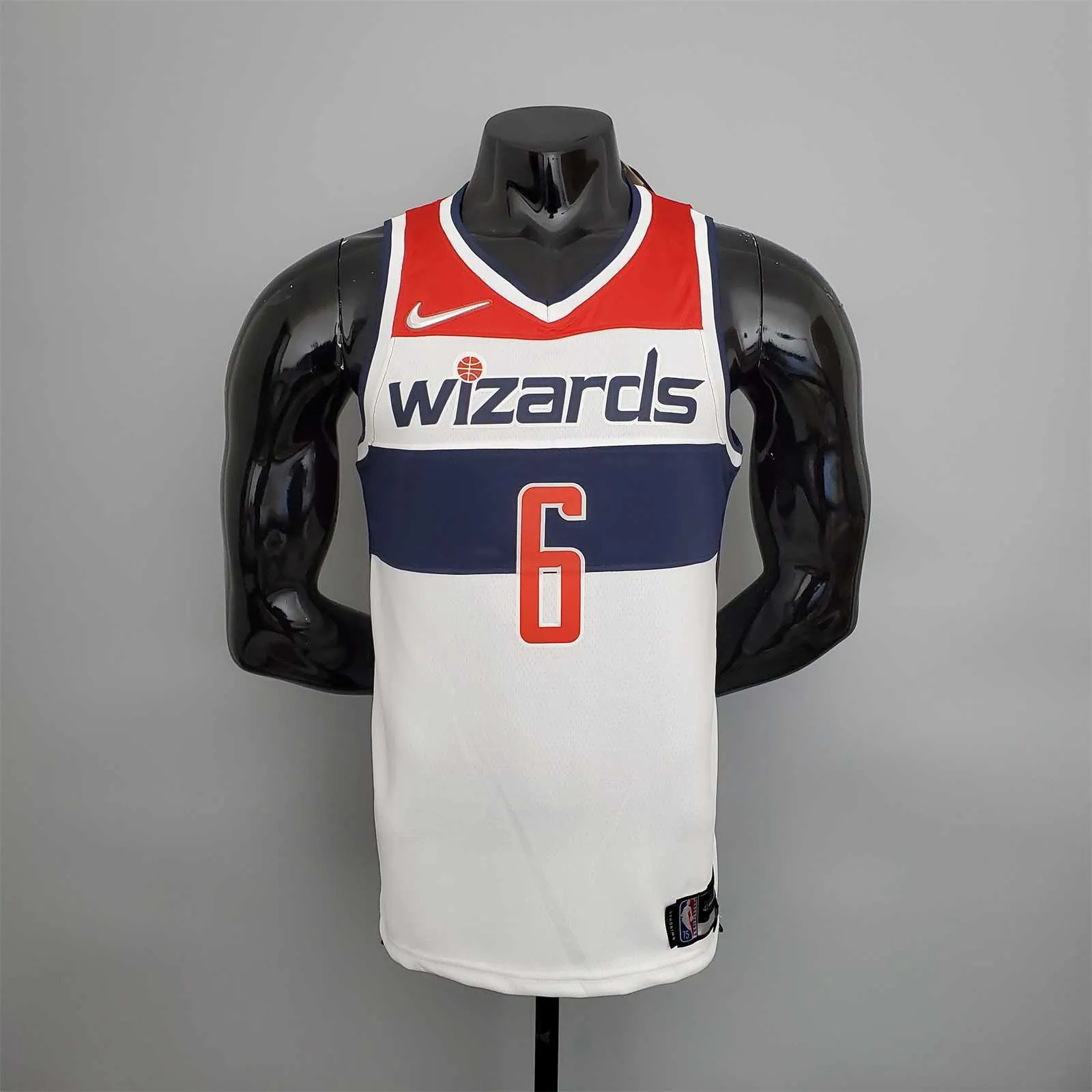 75th Anniversary Harrell #6 Wizards Black Red White 9