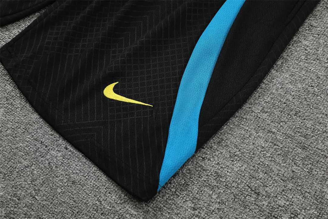 22-23 Inter Milan training suit short sleeve kit Black Blue 9