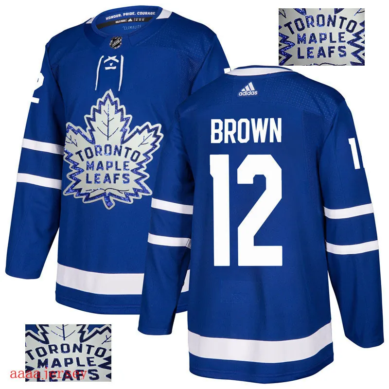 2018 Toronto Maple Leafs ice hockey jersey M-3XL 多伦多枫叶队时尚亮片款冰球服 3
