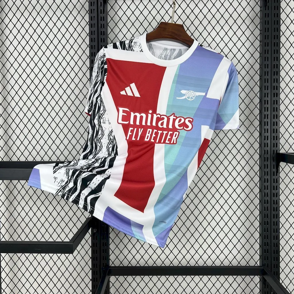24-25 Arsenal Pre-Match Shirt Football Uniforms AAAAJersey Supplier Yupoo 5