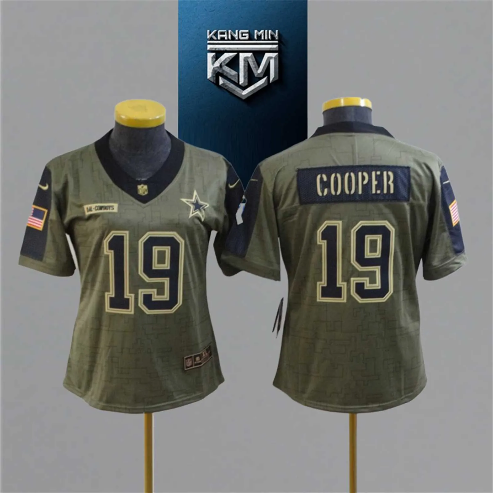 2021 New Tribute to NFL Jersey woman 4