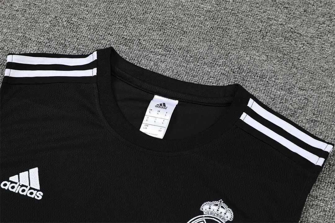 22-23 Real Madrid training suit kit Black 19