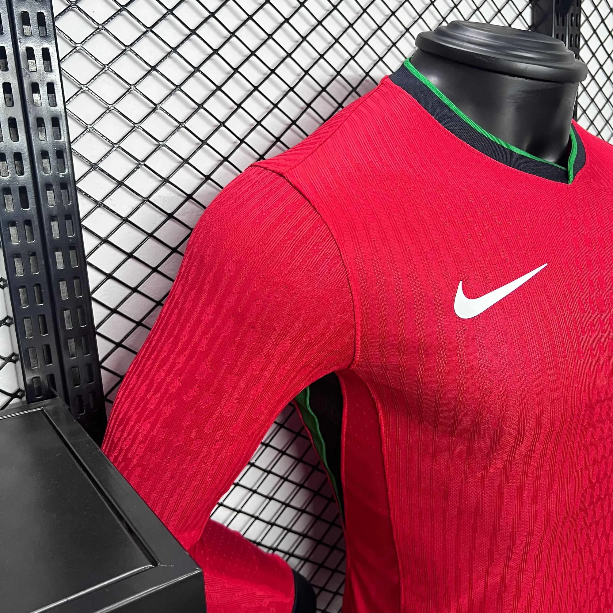 2024 Portugal Home Long Sleeve Kit Player Version Shirt Jerseys Supllier Yupoo 4