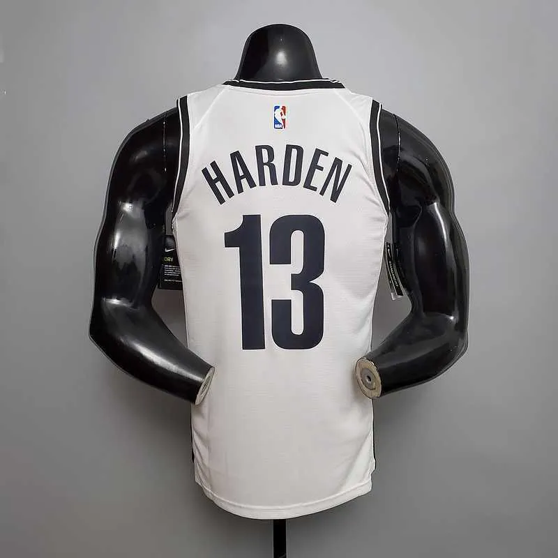 Brooklyn Nets Harden #13 White 5
