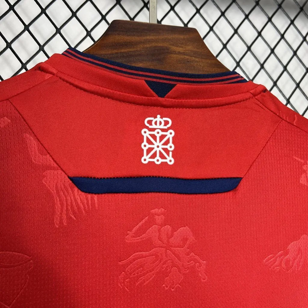24-25 Osasuna Home Kit Football Apparels Sport AAAAJersey Yupoo 1