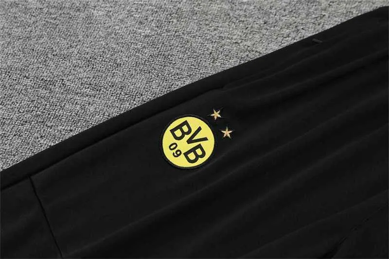 Polo Dortmund grey and white stripes 10