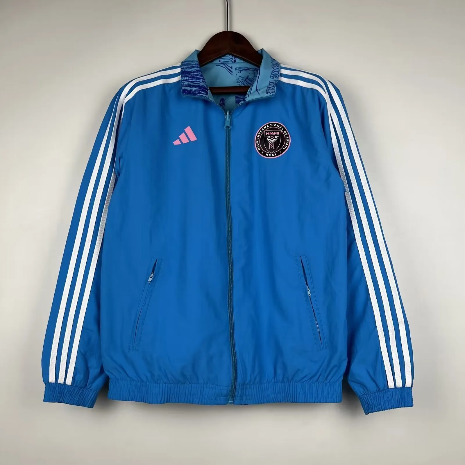 23-24 Inter Miami Blue Both Windbreaker Soccer Jerseys Yupoo 3