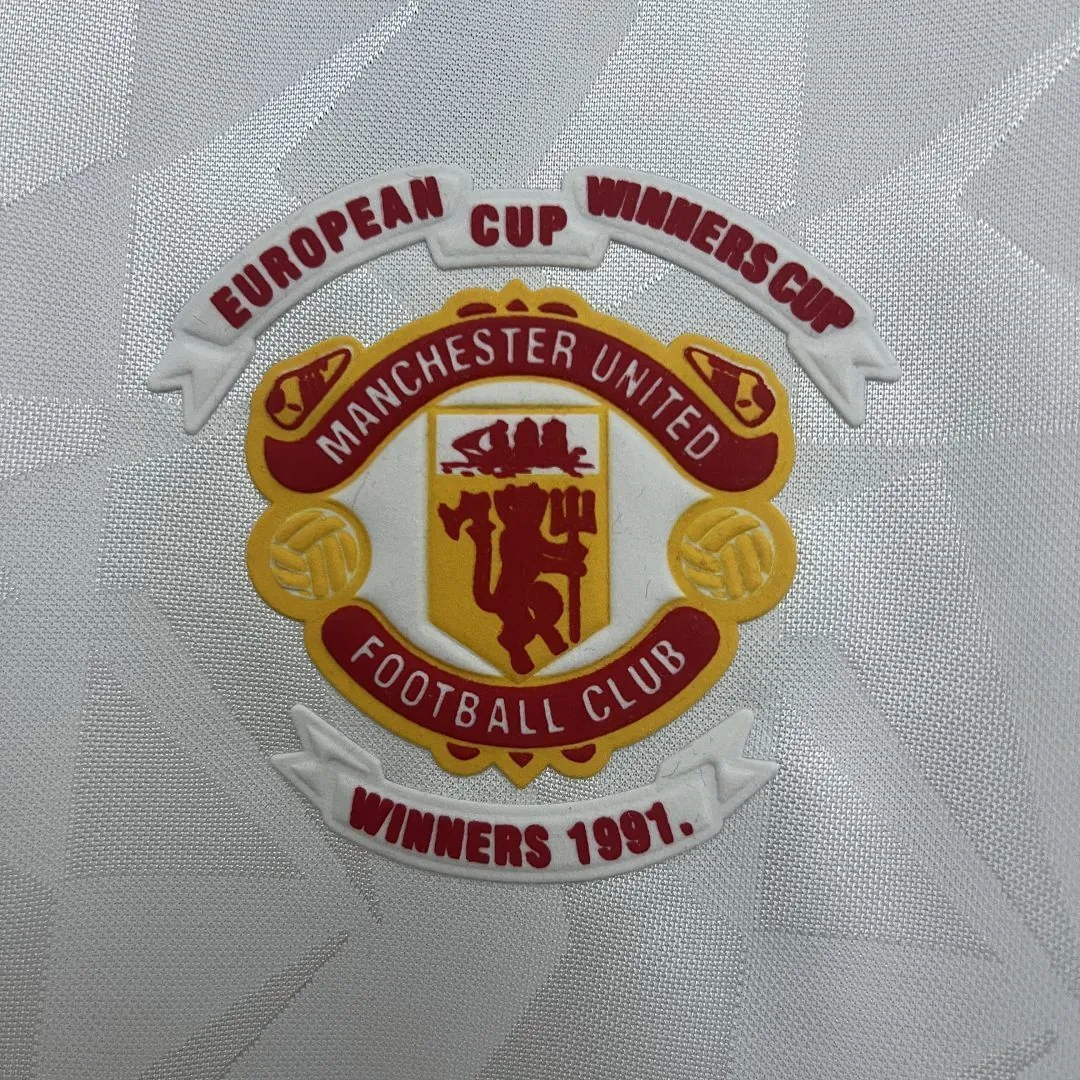 1991 Manchester United Away Retro Kit Vintage Shirt AAAAJersey Wholesale Yupoo 5