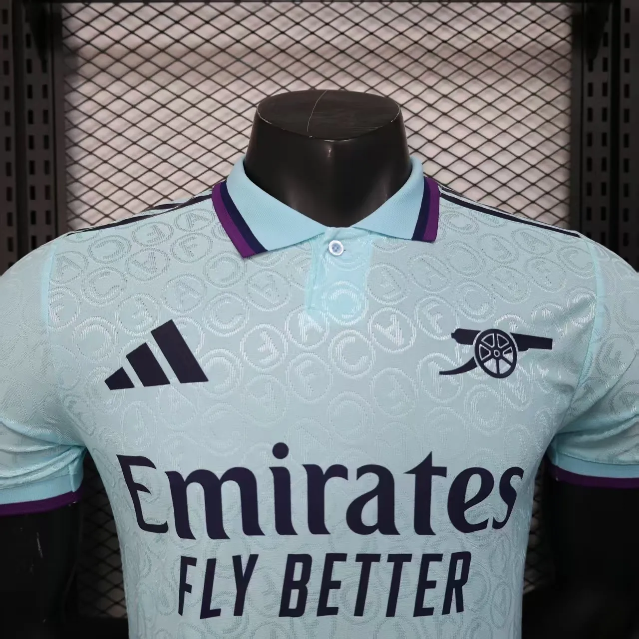 25-26 Arsenal Blue Special Edition Kit Player Version Polo Shirt AAAAJersey Dropshipping Yupoo 3