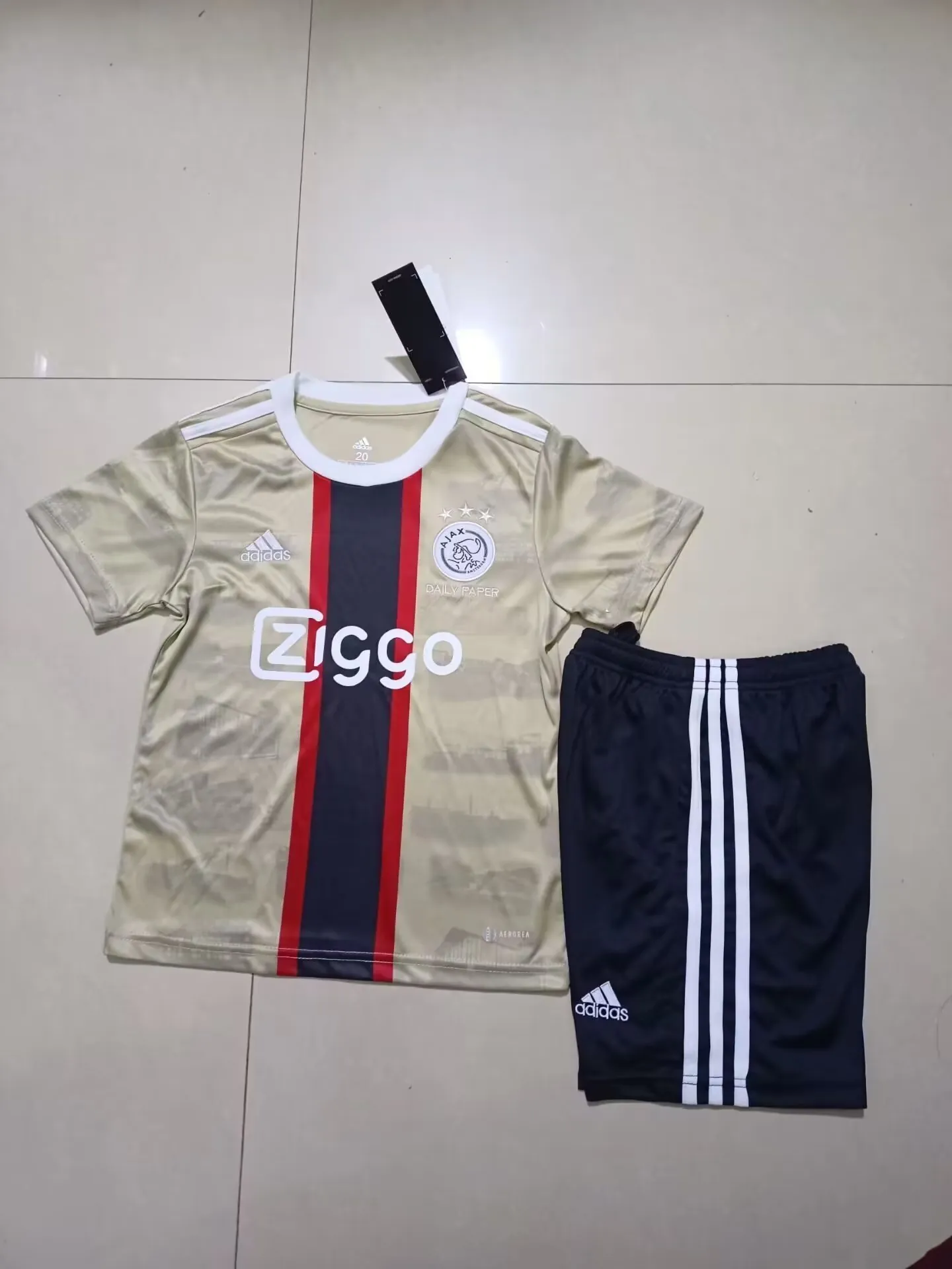 22-23 Ajax third away kids kit 3