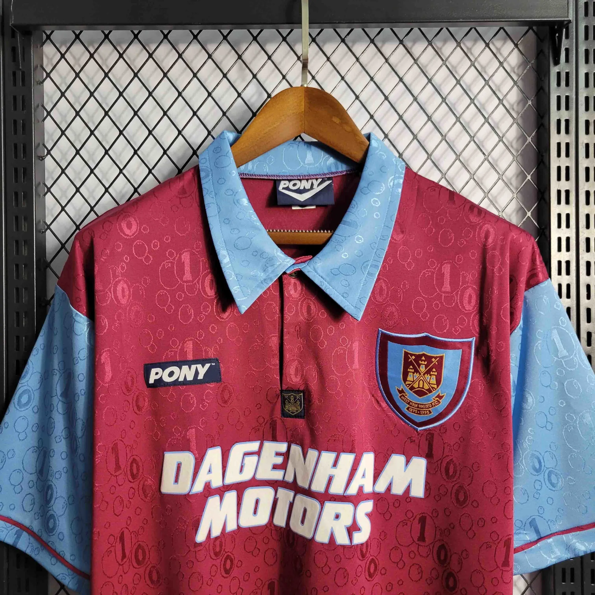 95-97 West Ham Home Retro Kit Vintage Shirt Sport AAAAJersey Yupoo 7