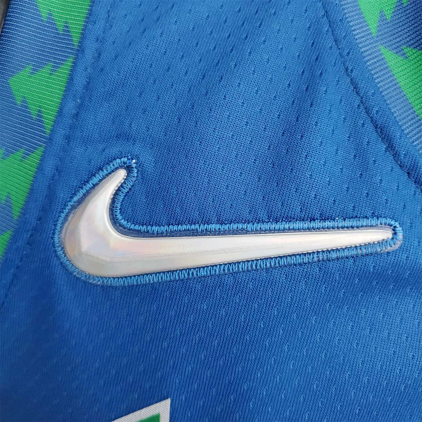 75th Anniversary 2202 Season EDWARDS#1 Minnesota Timberwolves City Edition Blue NBA Jersey 4