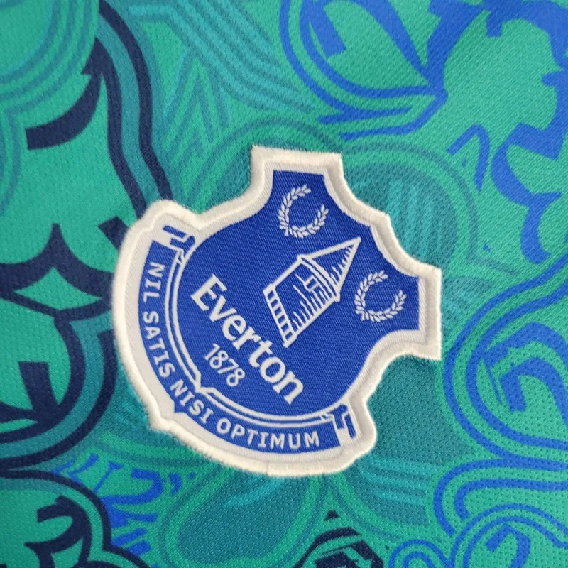 23-24 Everton Hummel Limited Edition Kit Pre-Match Shamrock Shirt Soccer Jerseys Yupoo 6