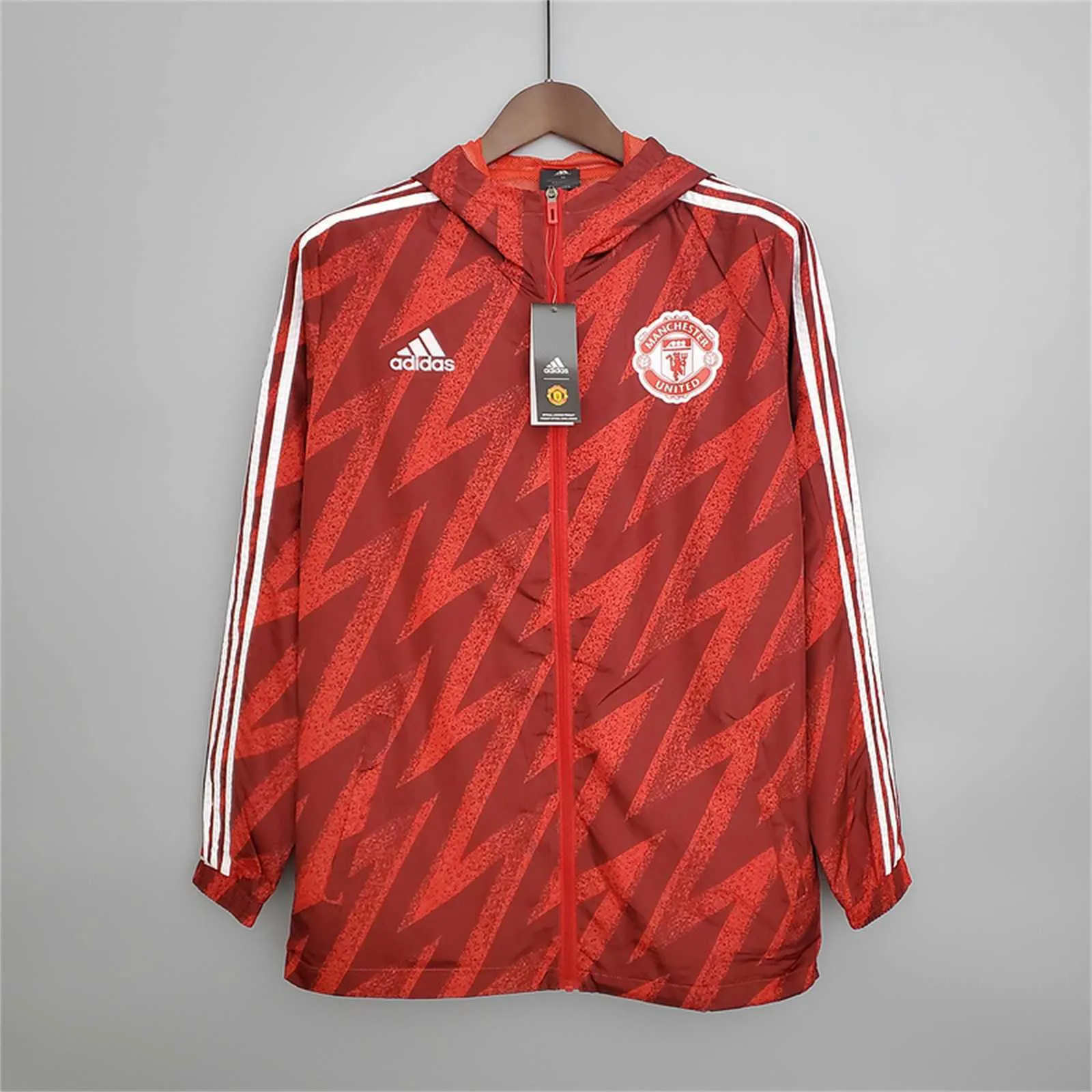 21-22 Manchester United red windbreaker 9