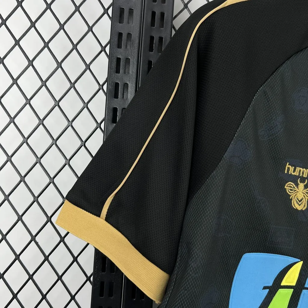 25-26 CD Leganes Mens Black Retro Kit Vintage Soccer T-Shirt AAAAJersey Supply Yupoo 3