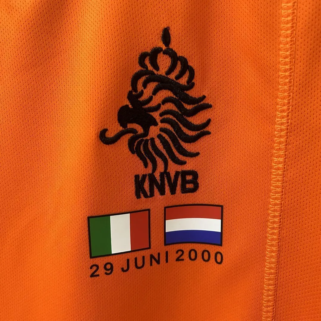 2000 Netherlands Home Retro Kit Vintage Shirt AAAAJersey Dropship Yupoo 7